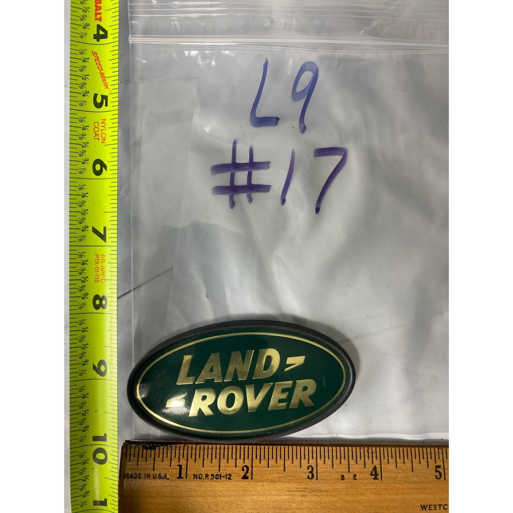 Land Rover Oval Emblem Logo Badge Green Gold Replacement Decal Trim